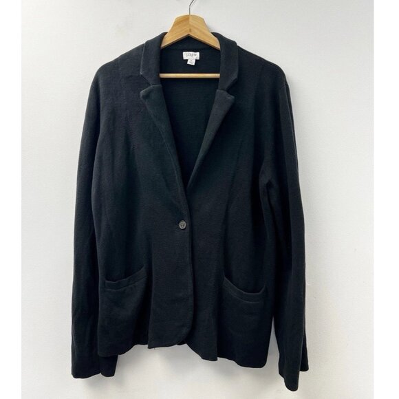 J. Crew Factory Womens XL Schoolboy Sweater Blazer Casual Preppy Office Work - Picture 1 of 12
